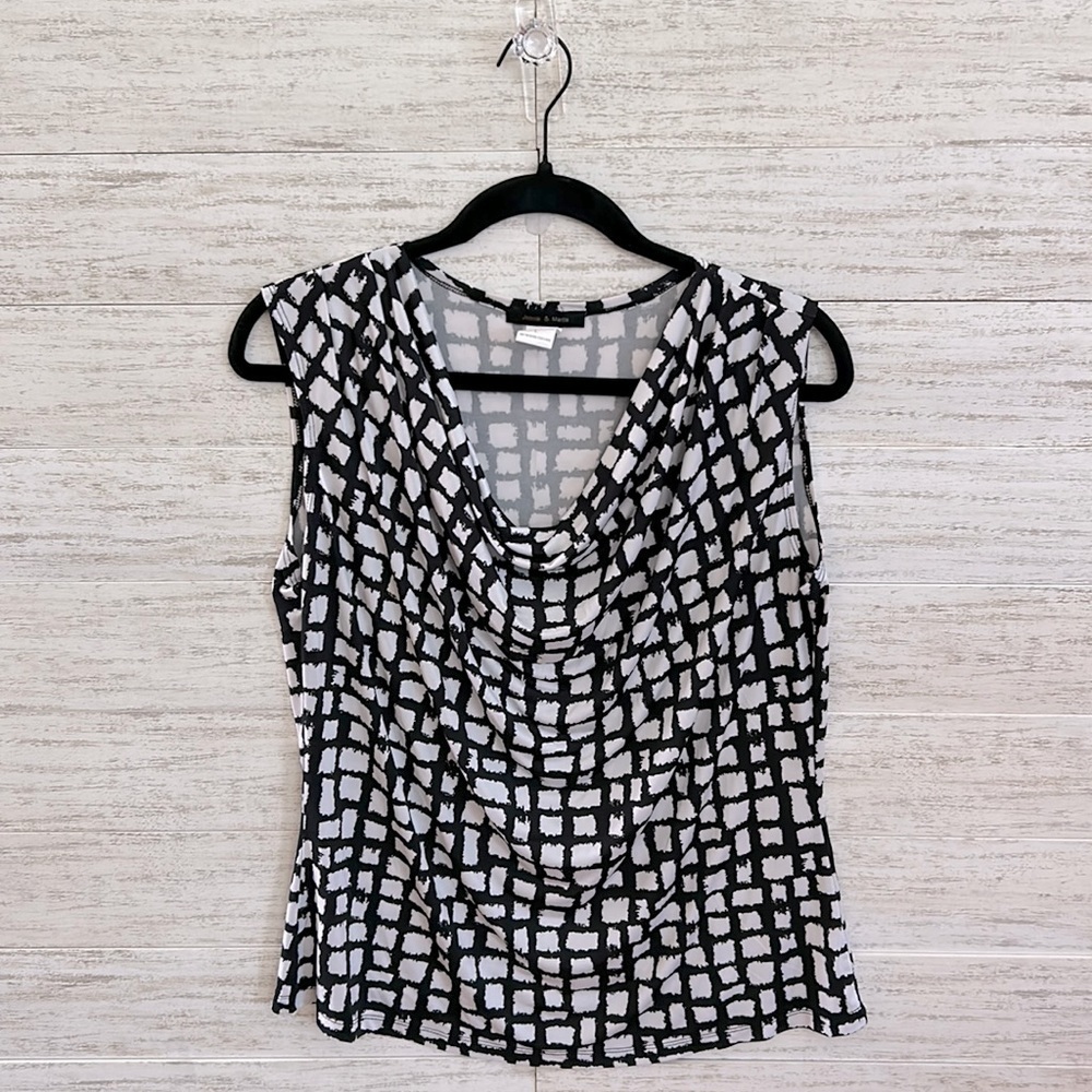 Jennie & Marlis Cowl Blouse | SIZE L